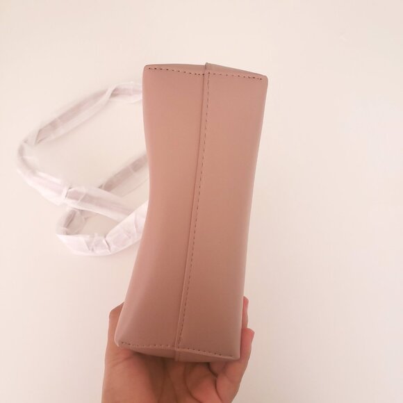 Samara Anthropologie Vegan Leather Pink Small Crossbody Shoulder Bag - Picture 7 of 15